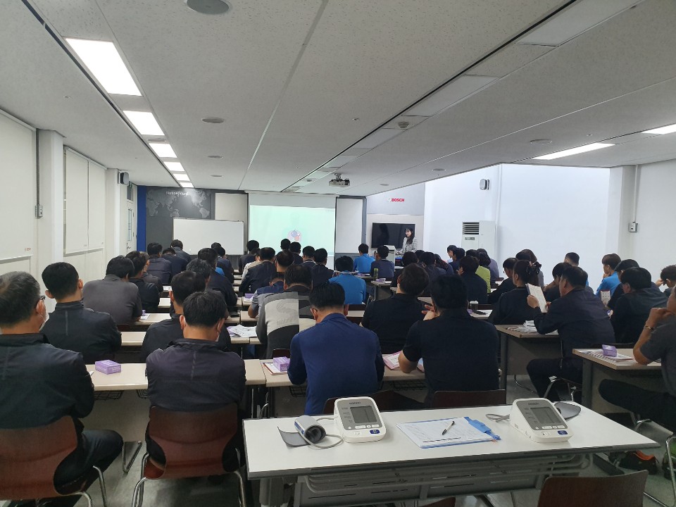 [세종체력인증센터] 보쉬전장 근골격계질환 예방 운동교육