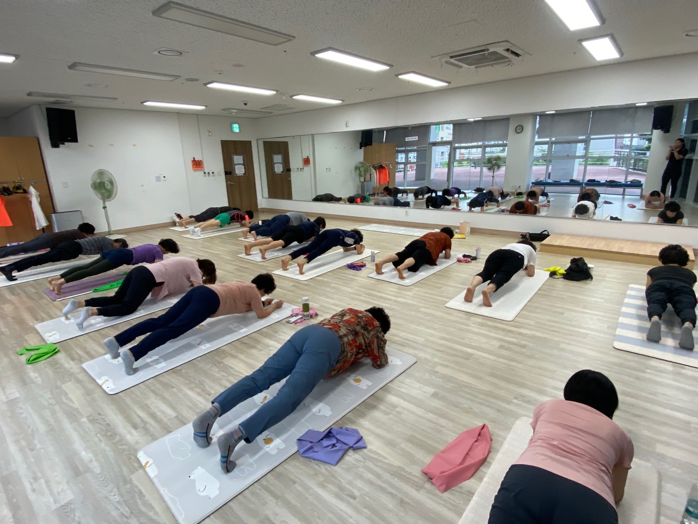 생활체육지도자 (어르신근력운동) 대면수업 사진