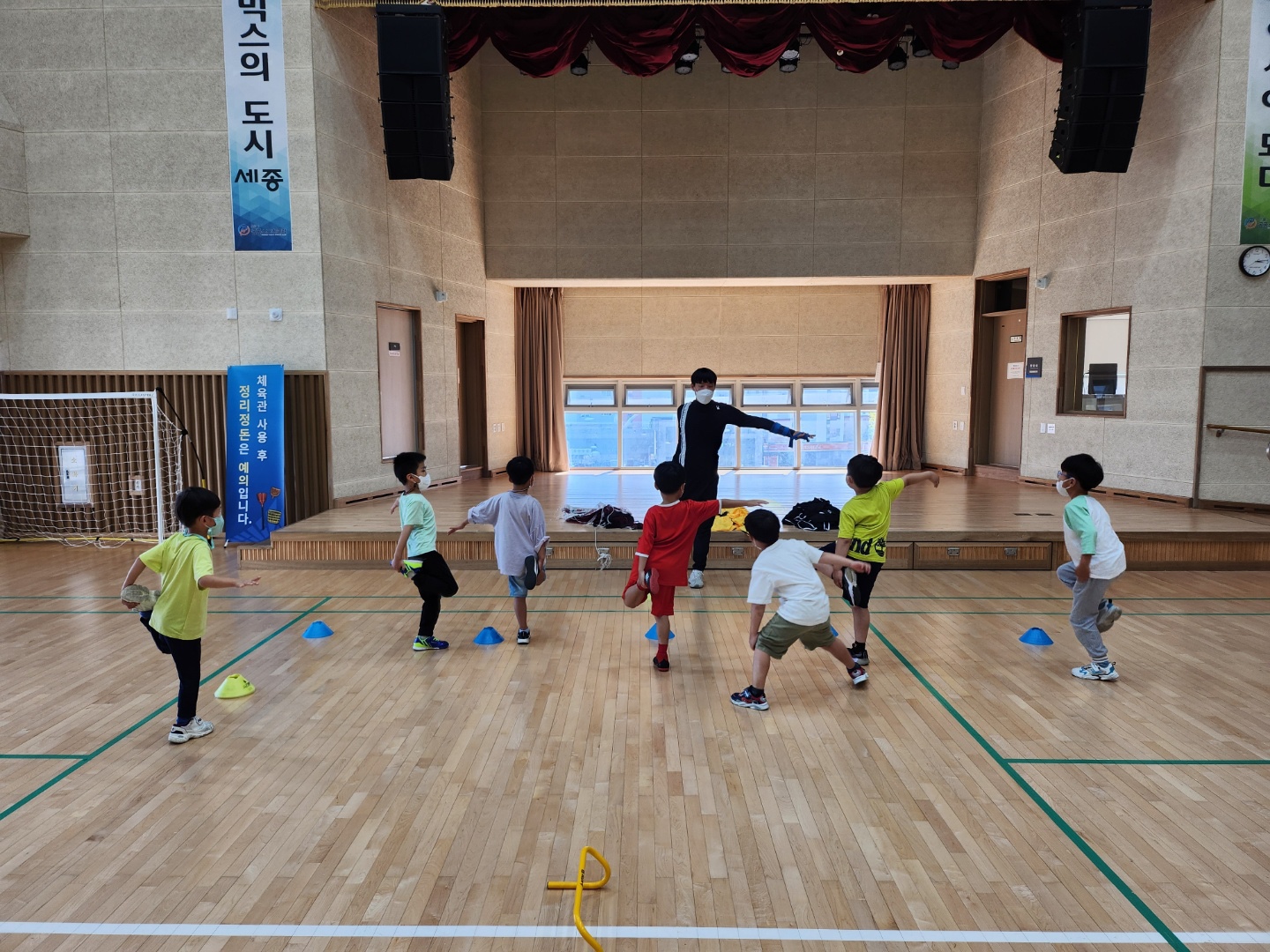 생활체육지도자(축구)대면 지도 수업 사진