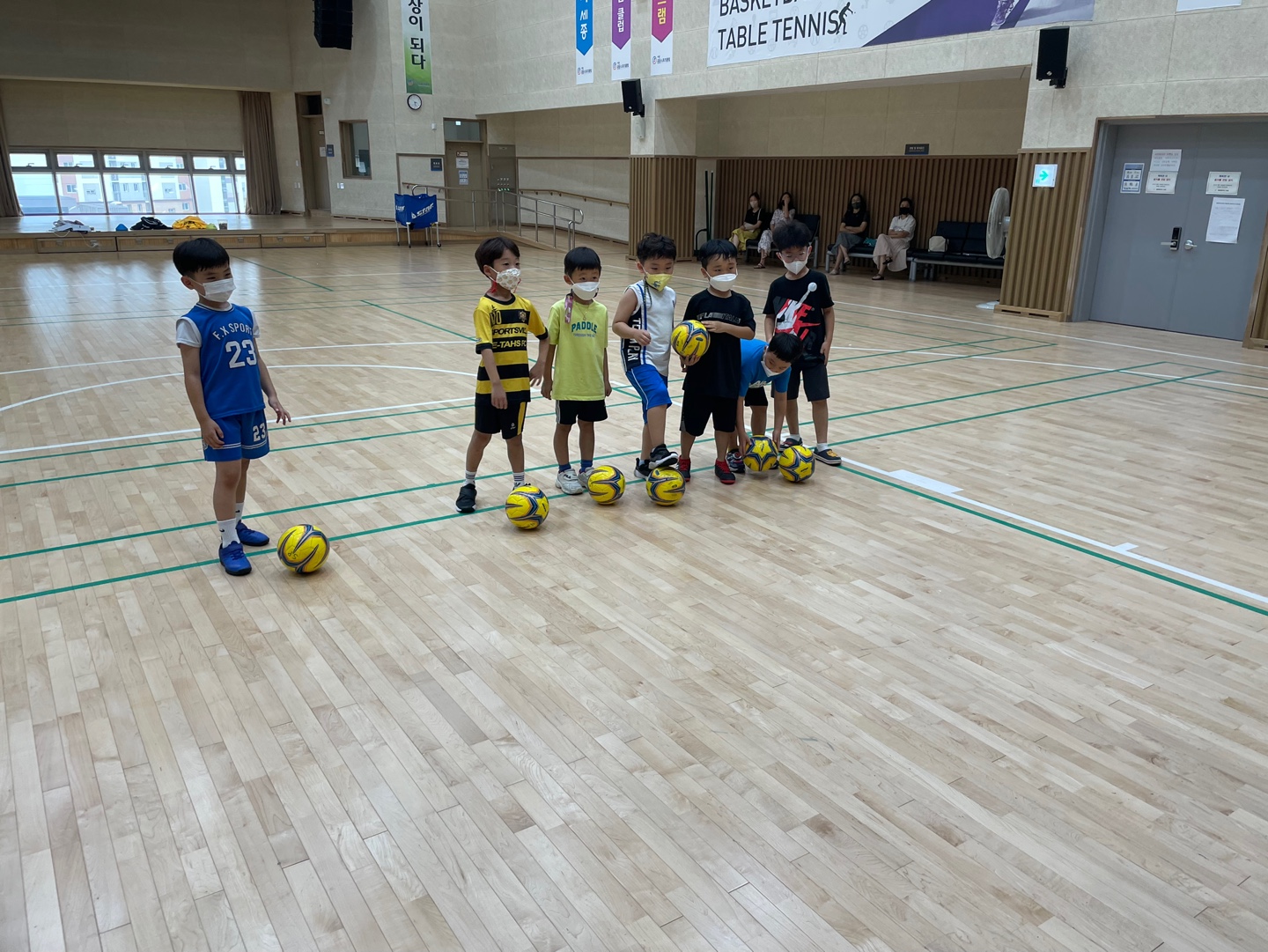 생활체육지도자 (축구) 대면 지도 수업 사진