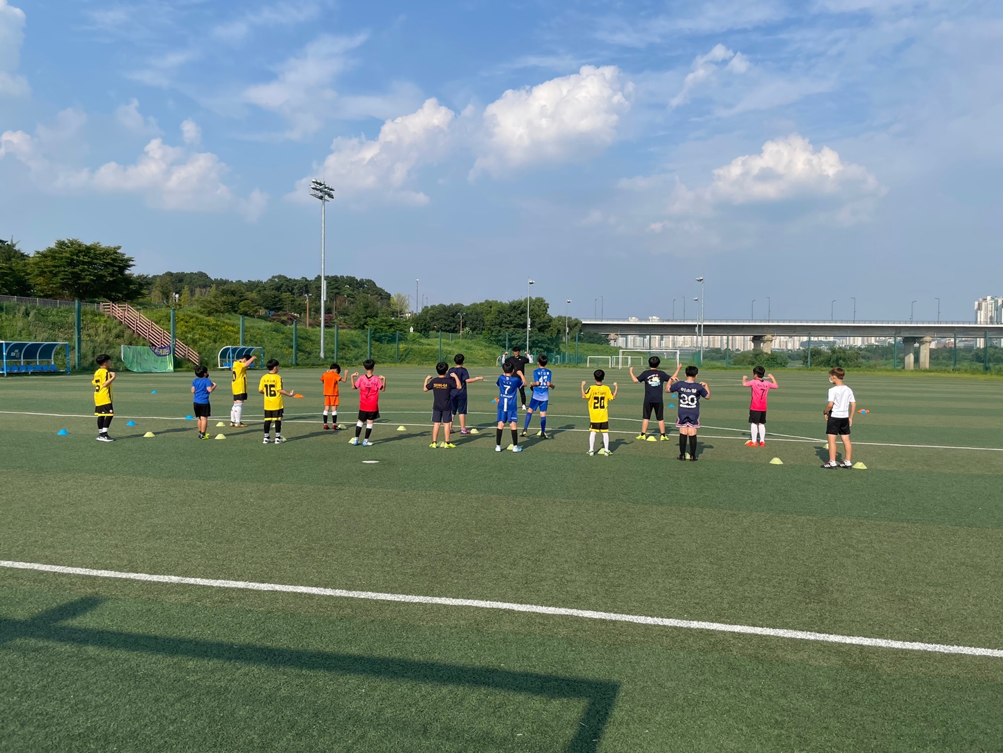 생활체육지도자 (축구) 대면 지도 수업 사진