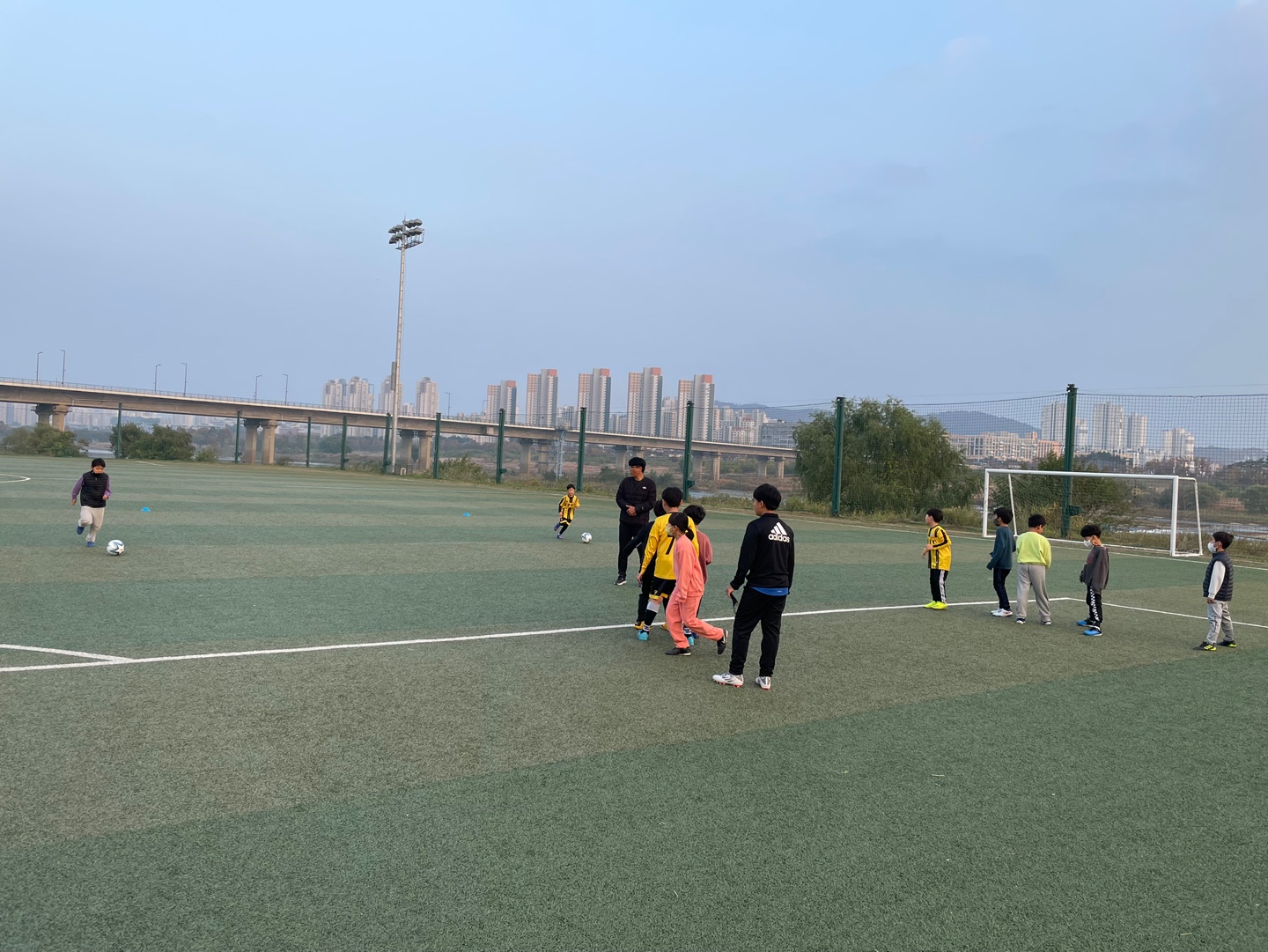 생활체육지도자(축구) 대면 지도 수업 사진