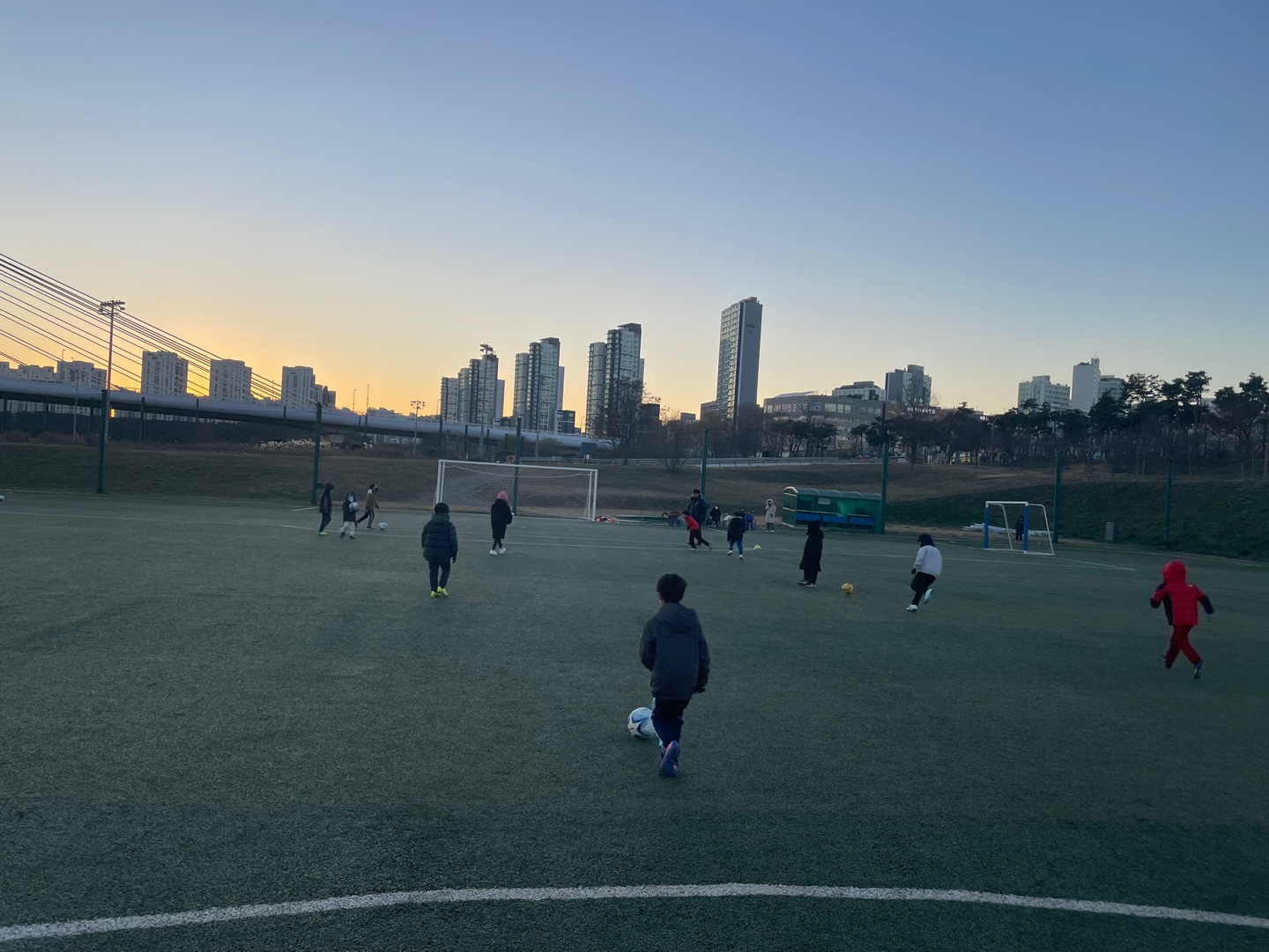 생활체육지도자(축구) 대면 지도 수업 사진